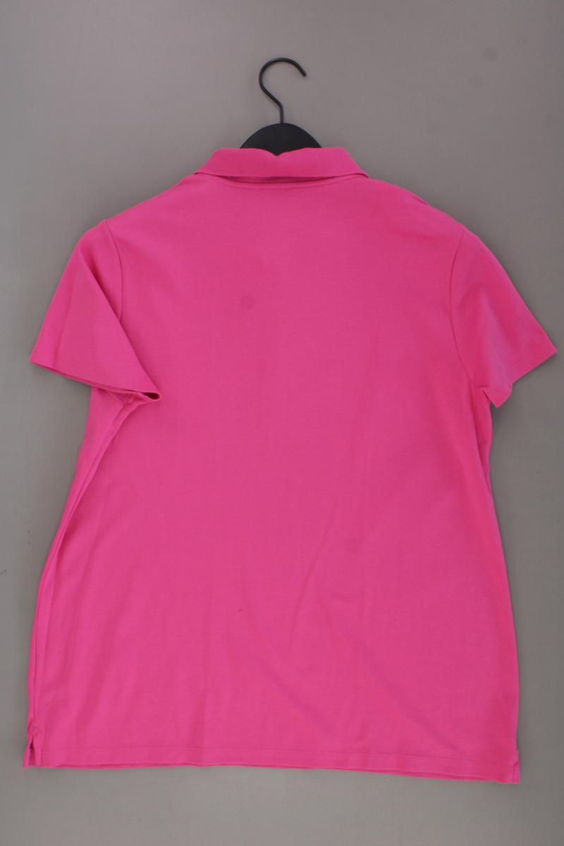 Lands' End Poloshirt Gr. L neuwertig Kurzarm pink aus Baumwolle