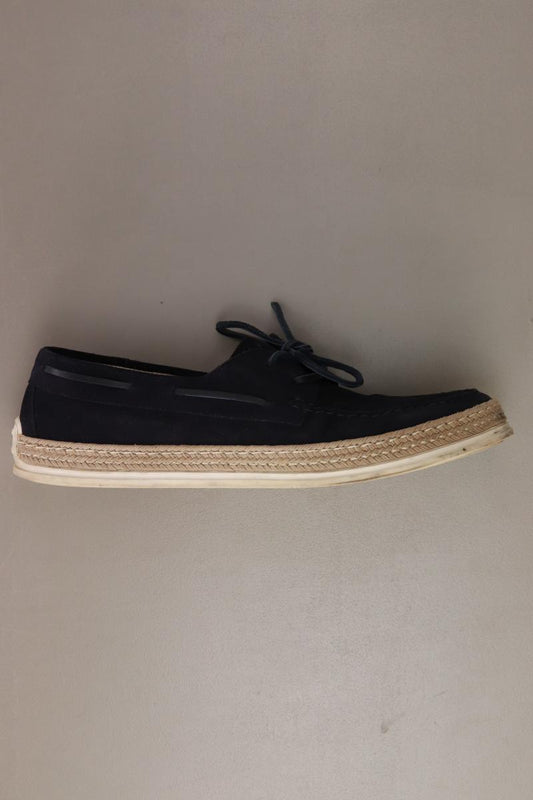 Cortefiel Bootsschuhe für Herren Gr. 42 blau aus Leder