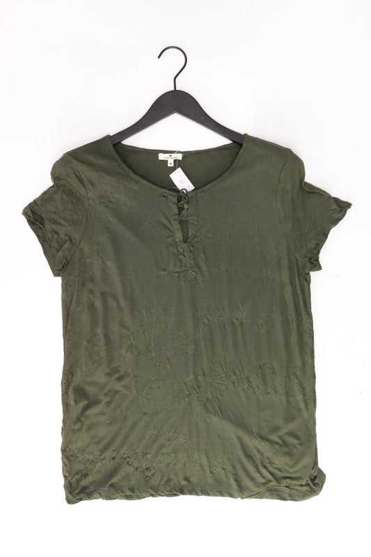 Tom Tailor T-Shirt Gr. M Kurzarm olivgrün aus Polyester