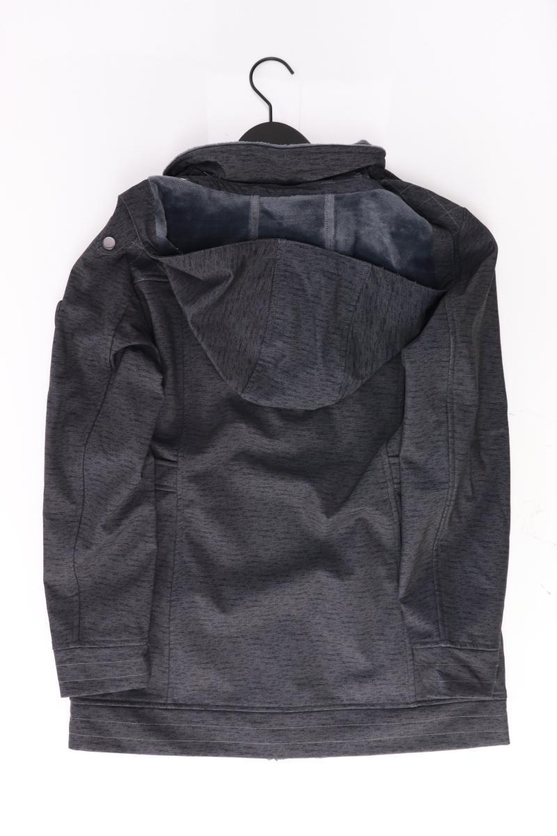 création L Kapuzenjacke Gr. 38 grau aus Polyester