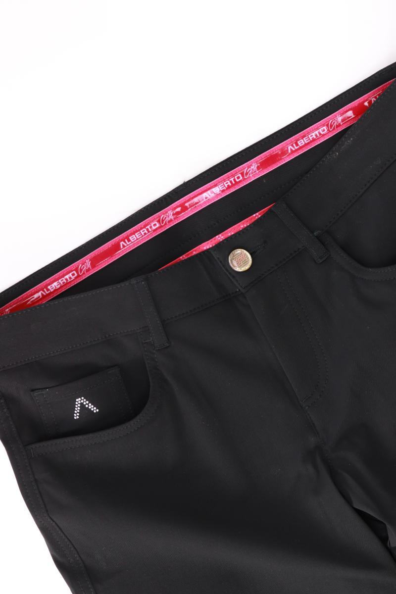 Alberto Five-Pocket-Hose Gr. Kurzgröße 36 schwarz aus Polyester