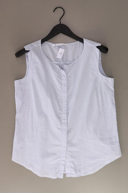 The Shirt Company Ärmellose Bluse Gr. 40 gestreift blau