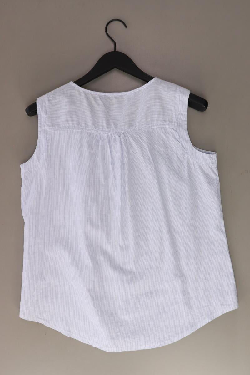The Shirt Company Ärmellose Bluse Gr. 40 gestreift blau