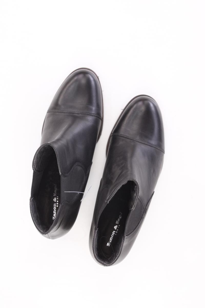 Zanon & Zago Stiefeletten Gr. 41 neuwertig schwarz aus Leder