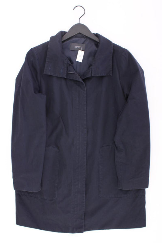 Esprit Übergangsmantel Gr. XL blau aus Baumwolle