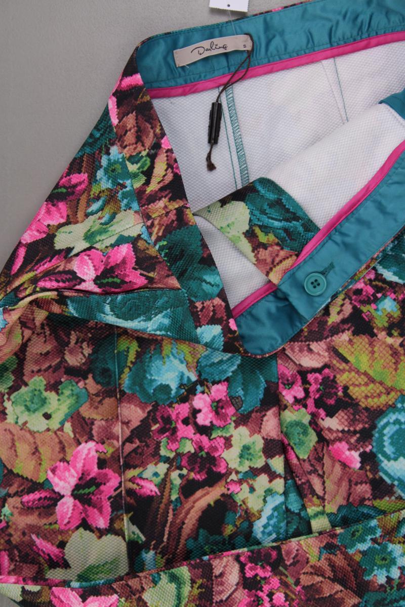 Darling Stoffhose Gr. S mit Blumenmuster mehrfarbig aus Polyester