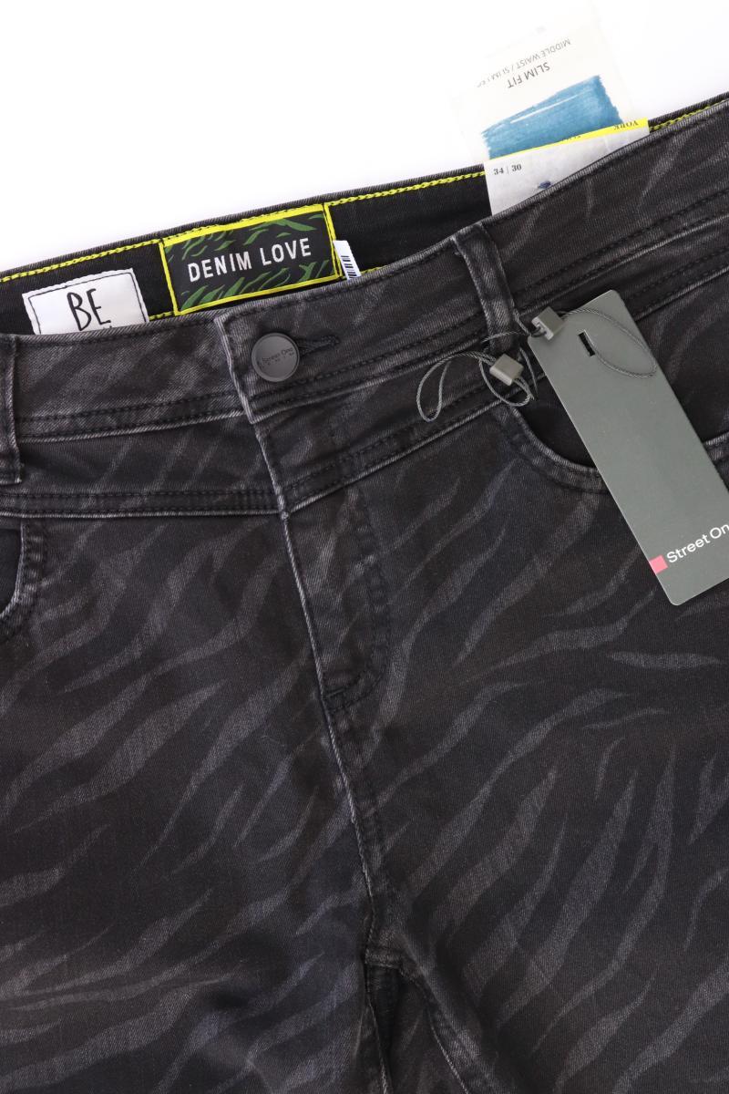 Street One Straight Jeans Gr. W34/L30 neu mit Etikett Neupreis: 69,99€! schwarz