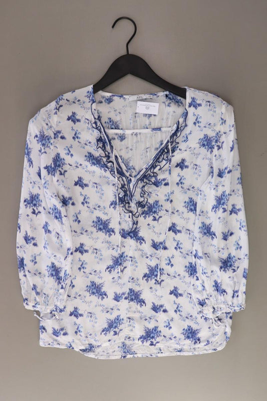 edc by Esprit Rüschenbluse Gr. XS 3/4 Ärmel weiß aus Viskose