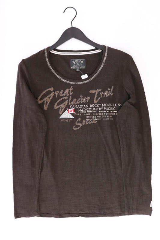 Soccx Longsleeve-Shirt Gr. 44 Langarm braun aus Baumwolle