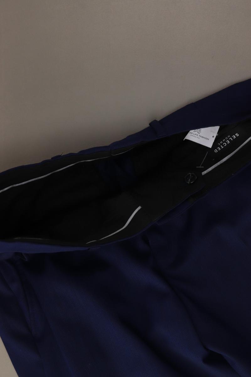 Selected Homme Anzughose für Herren Gr. 44 blau aus Polyester