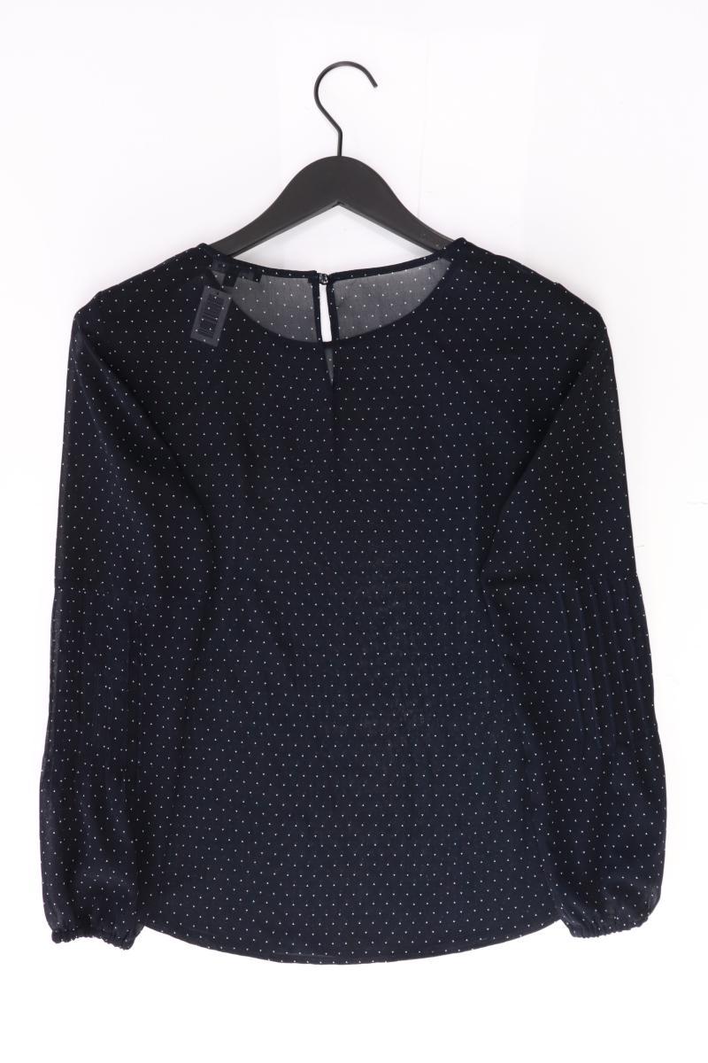More&More Langarmbluse Gr. 36 blau aus Polyester