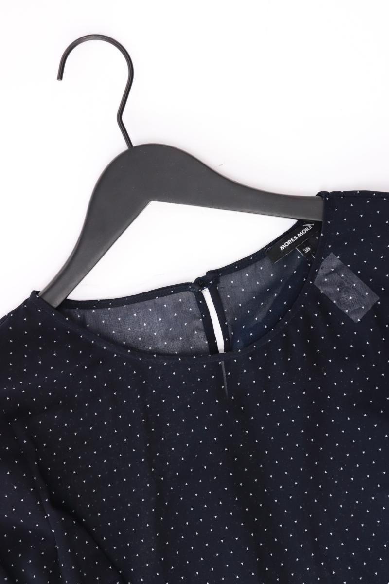 More&More Langarmbluse Gr. 36 blau aus Polyester