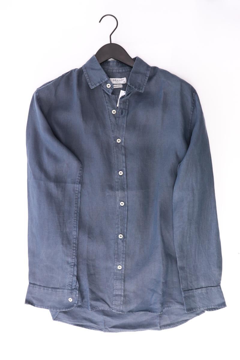 Grand Greece Hemd für Herren Gr. M Langarm blau