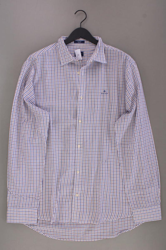 Gant Langarmhemd für Herren Gr. Hemdgröße 43/44 geometrisches Muster mehrfarbig