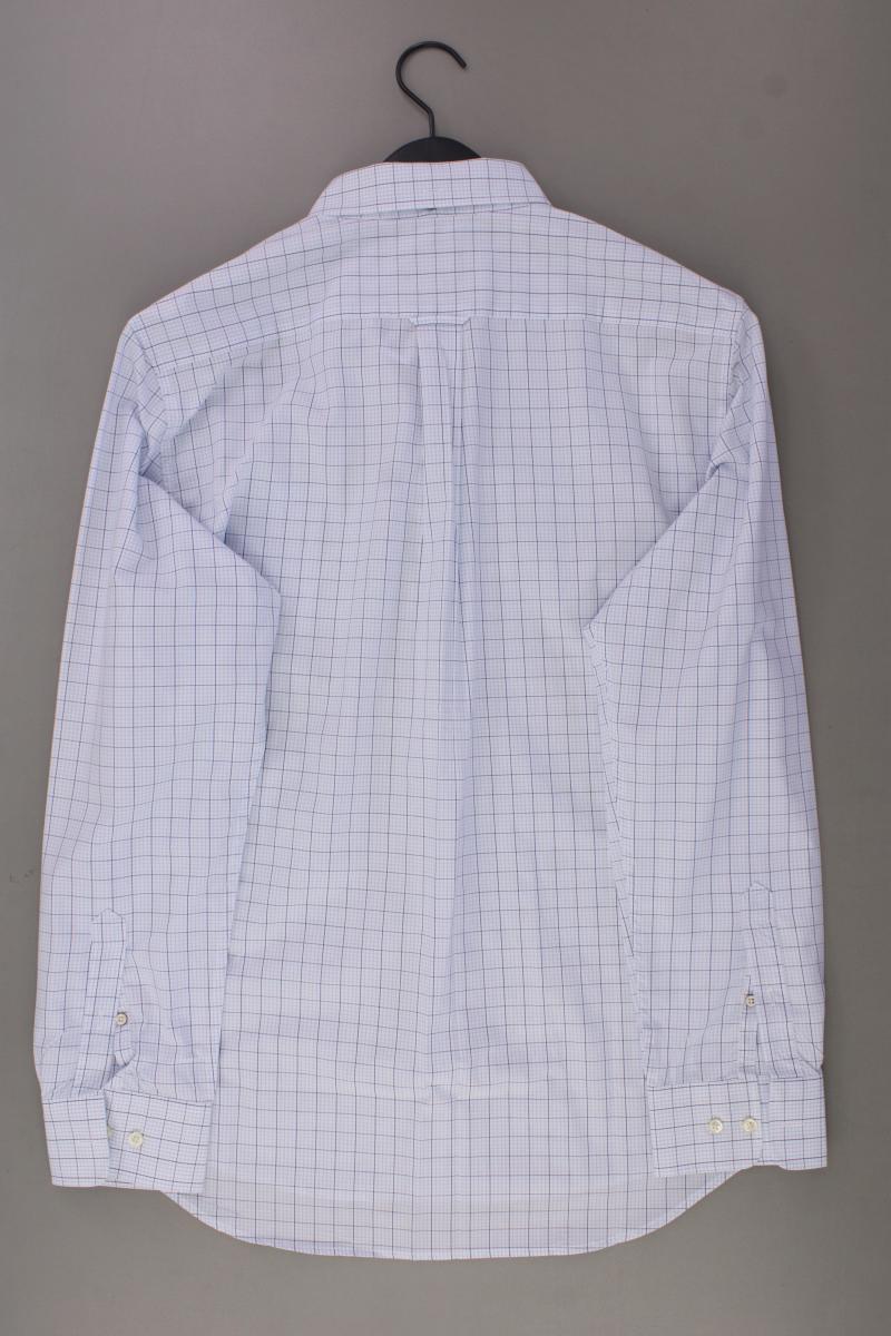 Gant Langarmhemd für Herren Gr. Hemdgröße 41/42 geometrisches Muster blau