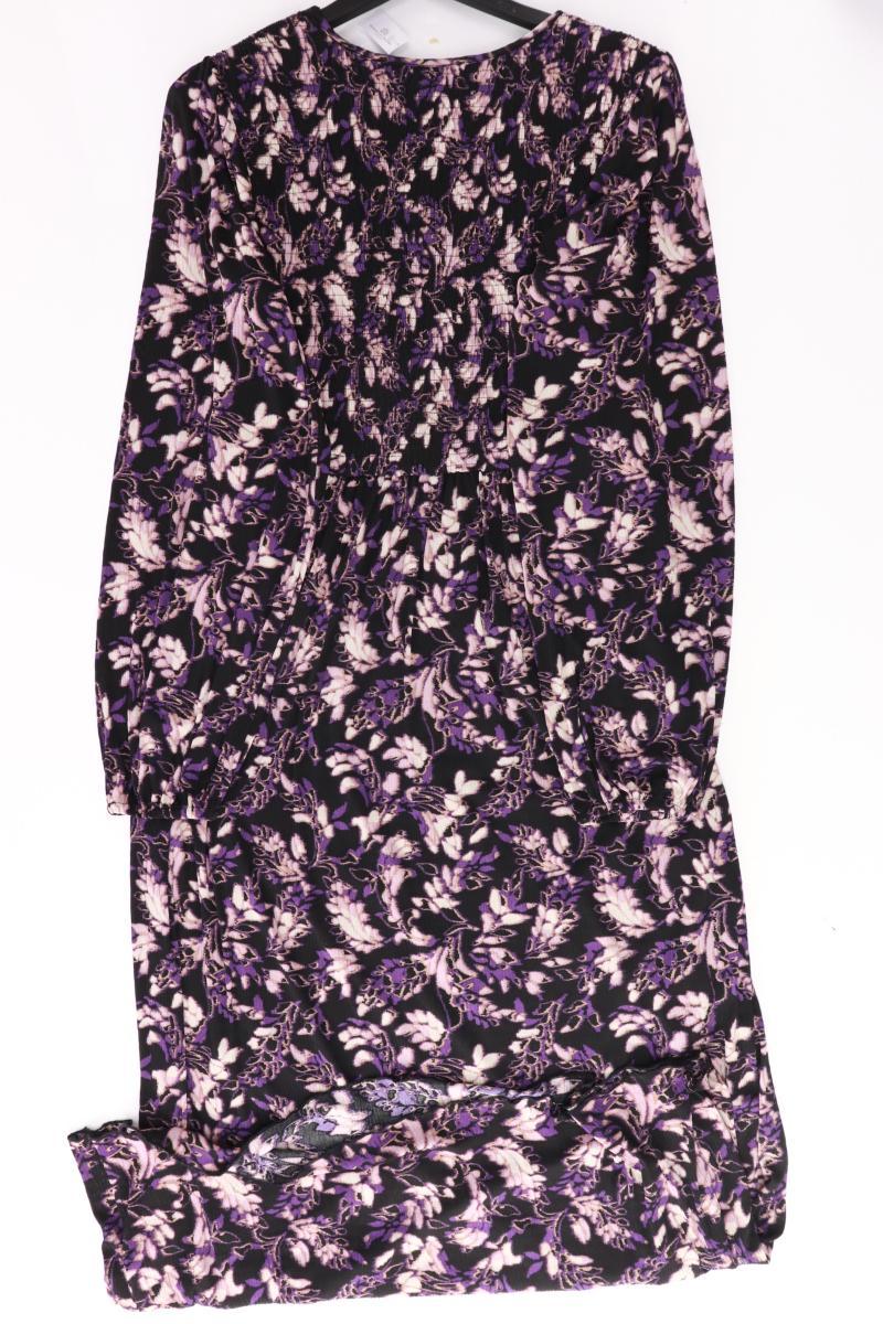 B.Young Stretchkleid Gr. XL mit Blumenmuster Langarm lila aus Polyester