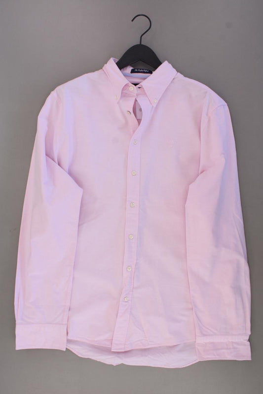 Gant Langarmhemd für Herren Gr. XL rosa aus Baumwolle
