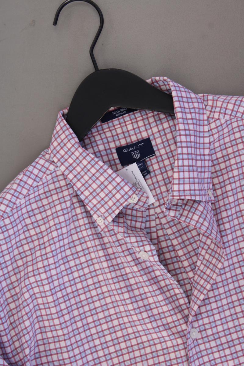 Gant Langarmhemd für Herren Gr. Hemdgröße 43/44 geometrisches Muster rosa