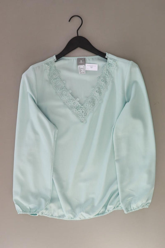FAIR LADY Langarmbluse Gr. 42 türkis aus Polyester
