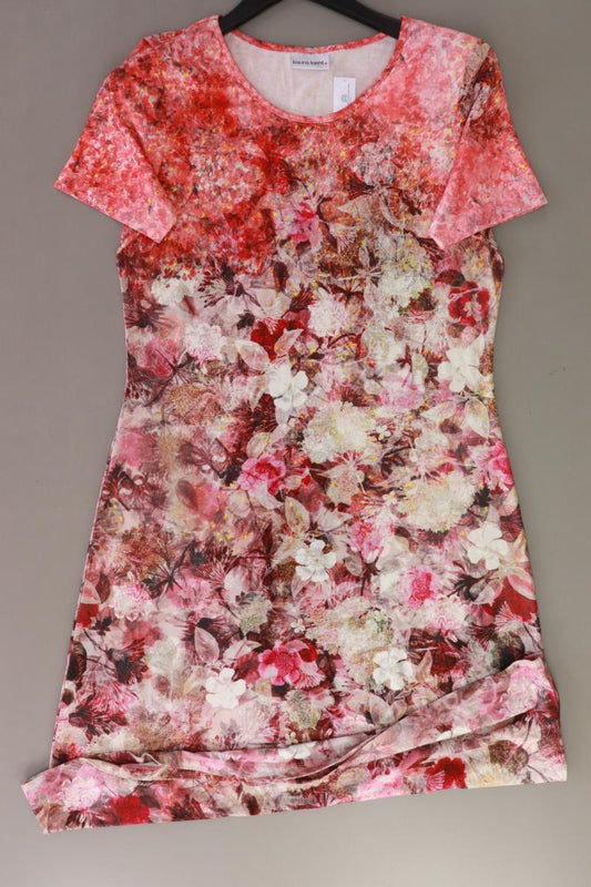 Laura Kent Kurzarmkleid Gr. 40 mit Blumenmuster mehrfarbig aus Viskose