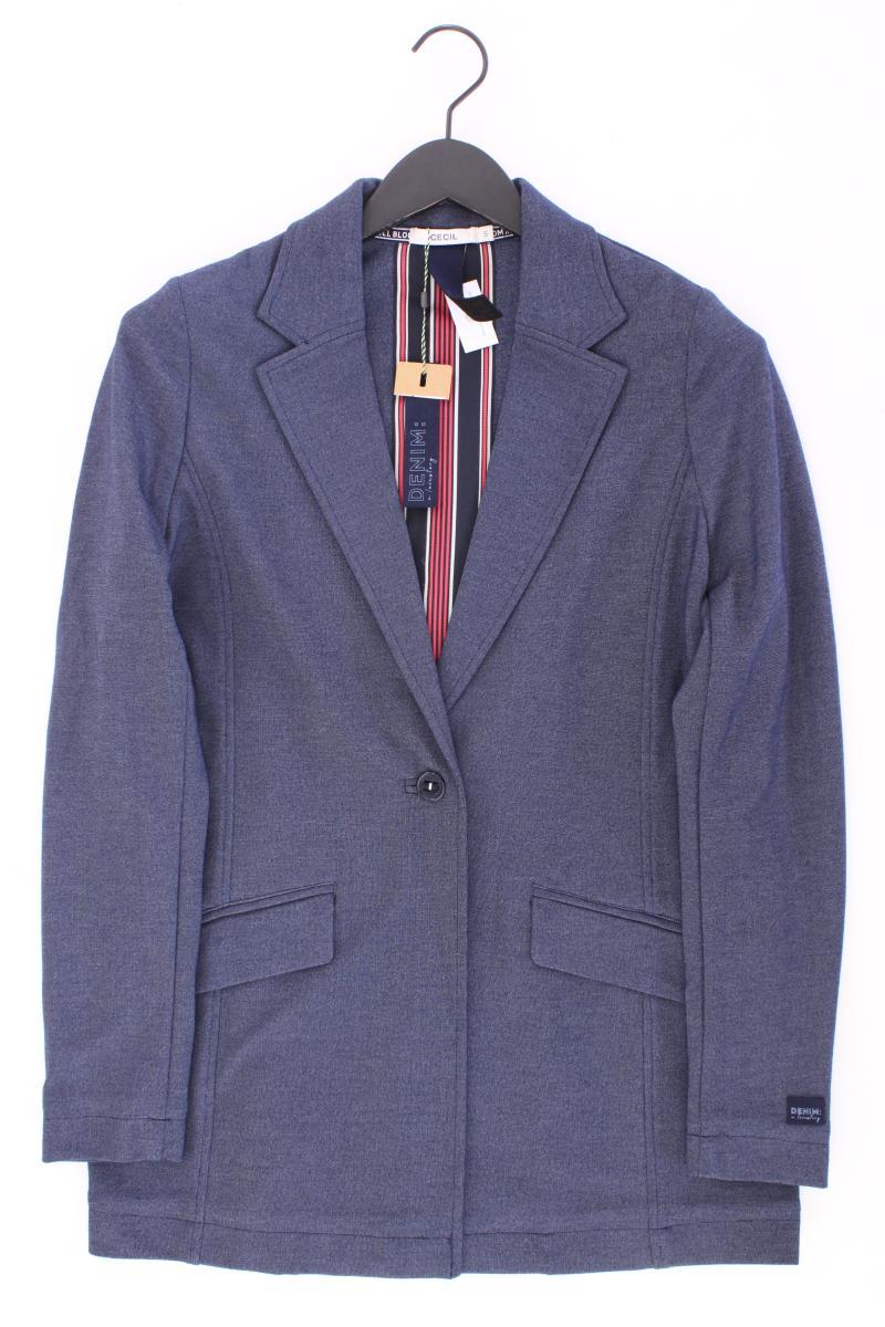 Cecil Jerseyblazer Gr. S neu mit Etikett blau aus Viskose