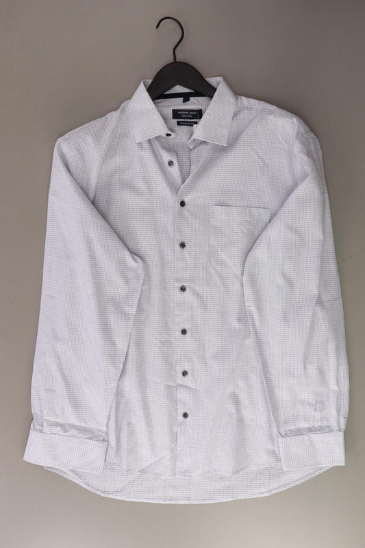 Andrew James Hemd für Herren Gr. Hemdgröße 43 Langarm weiß aus Baumwolle