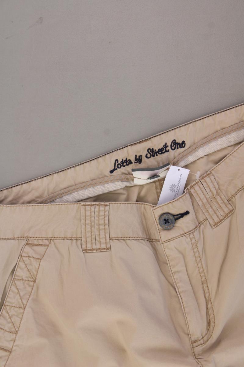 Street One Chinohose Gr. 38/L32 Modell Lotta braun aus Baumwolle