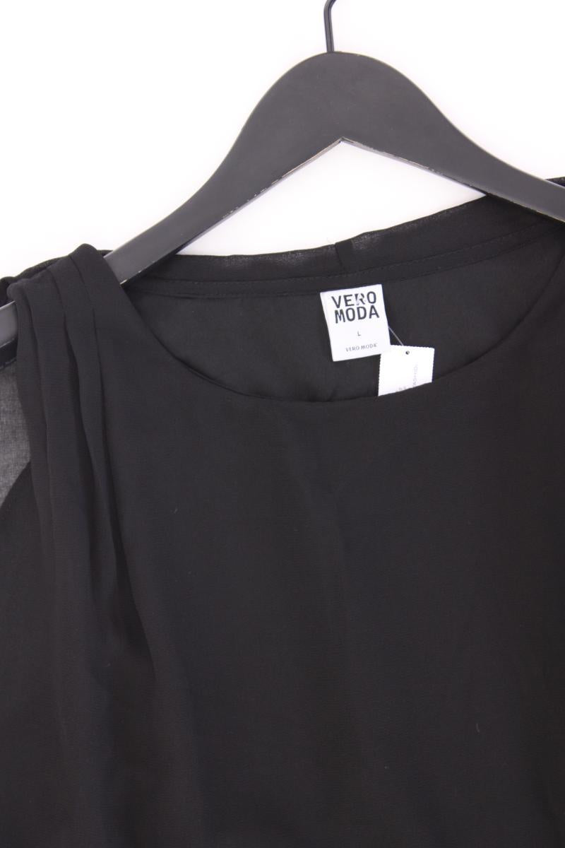 Vero Moda Abendkleid Gr. L neuwertig Ärmellos schwarz aus Polyester
