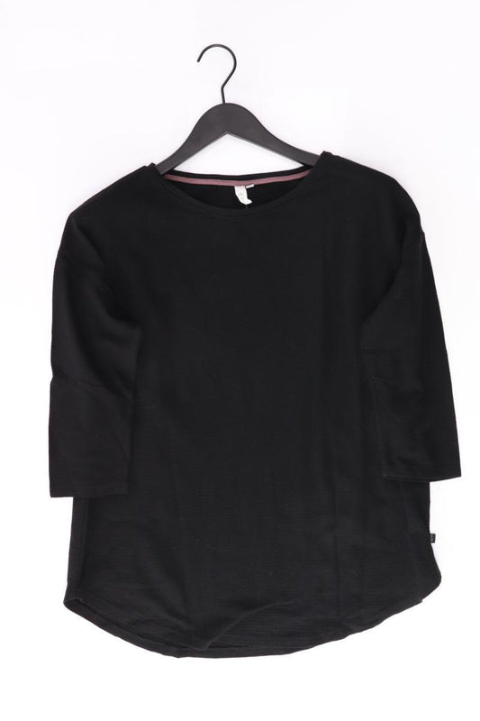 QS by s.Oliver Oversize-Shirt Gr. M 3/4 Ärmel schwarz aus Baumwolle