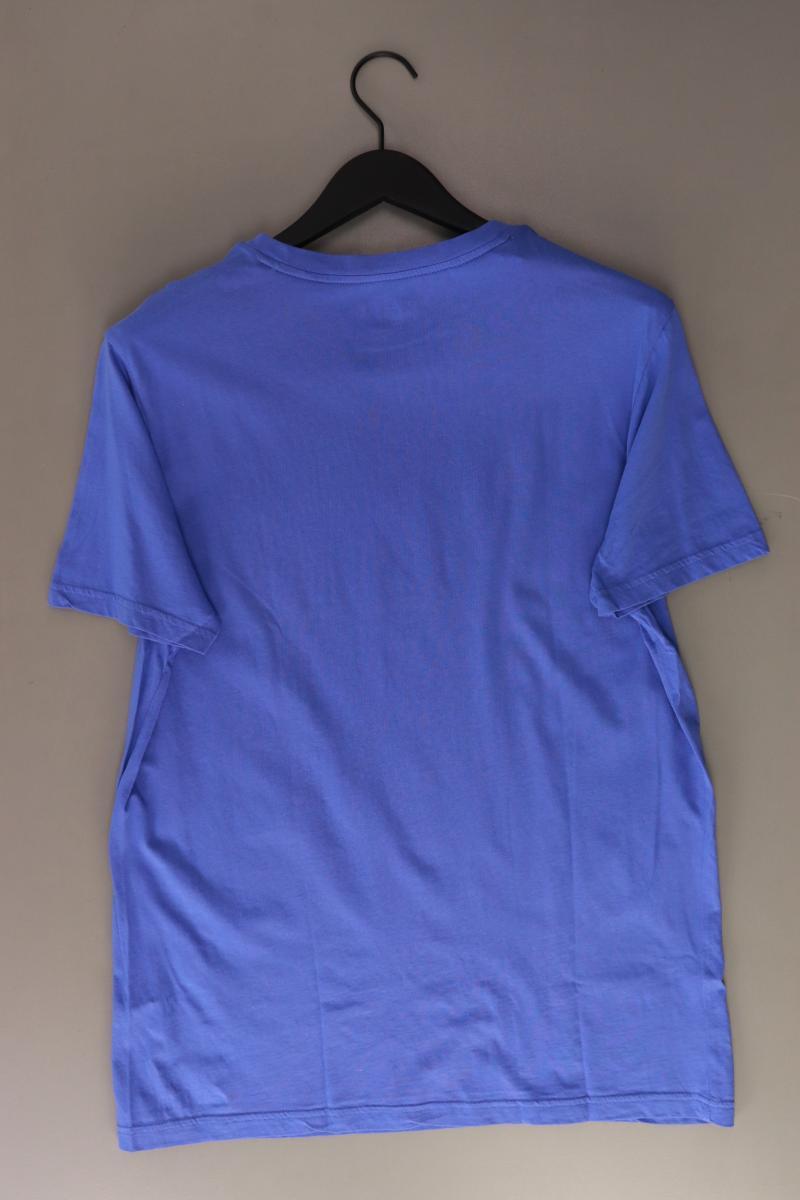 Tommy Hilfiger T-Shirt für Herren Gr. L Kurzarm blau aus Baumwolle