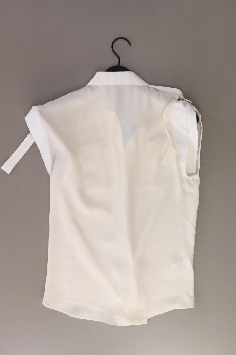 PINKO Kurzarmbluse Gr. 34 neuwertig creme aus Acetat