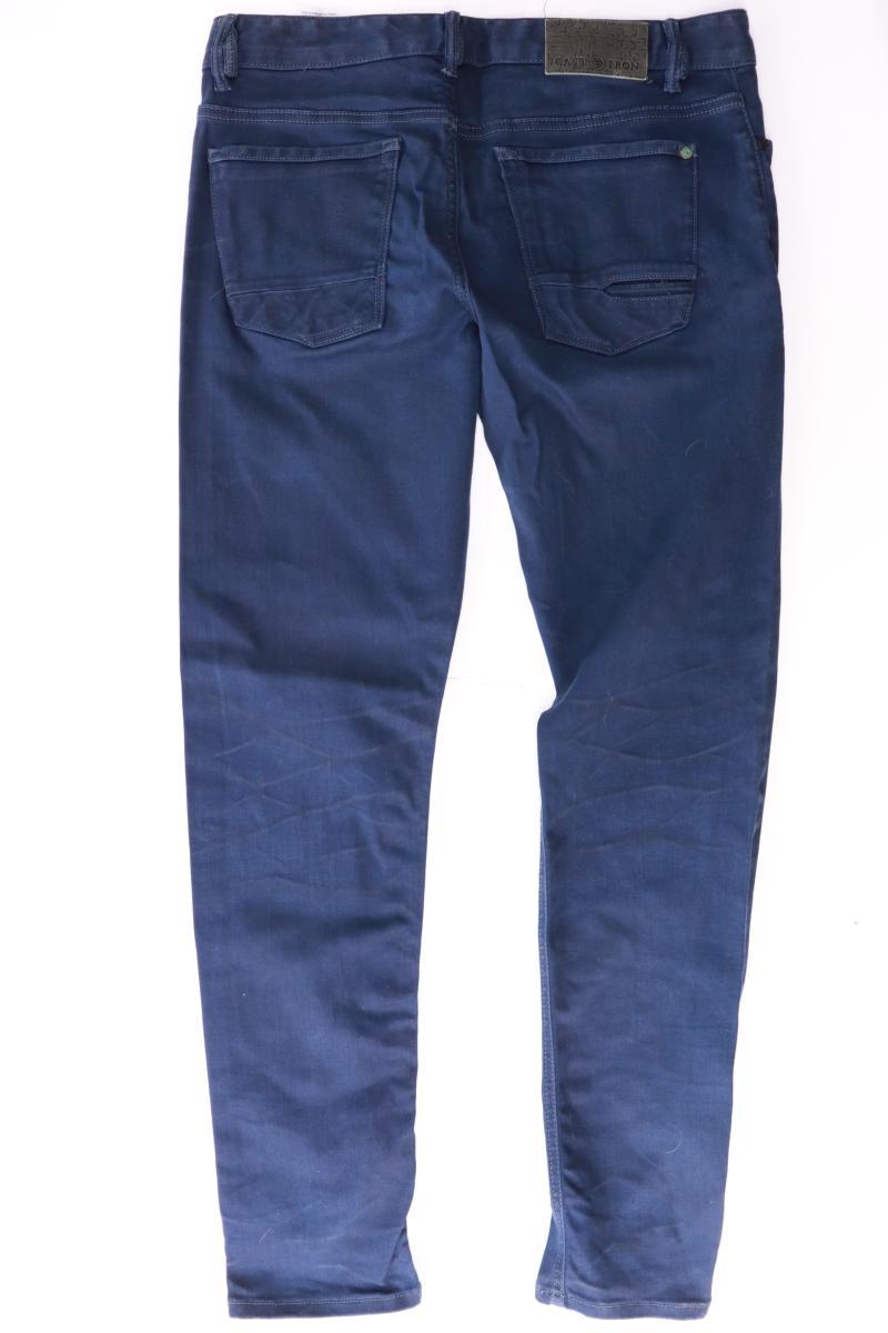 cast iron Straight Jeans für Herren Gr. W35/L34 blau aus Baumwolle