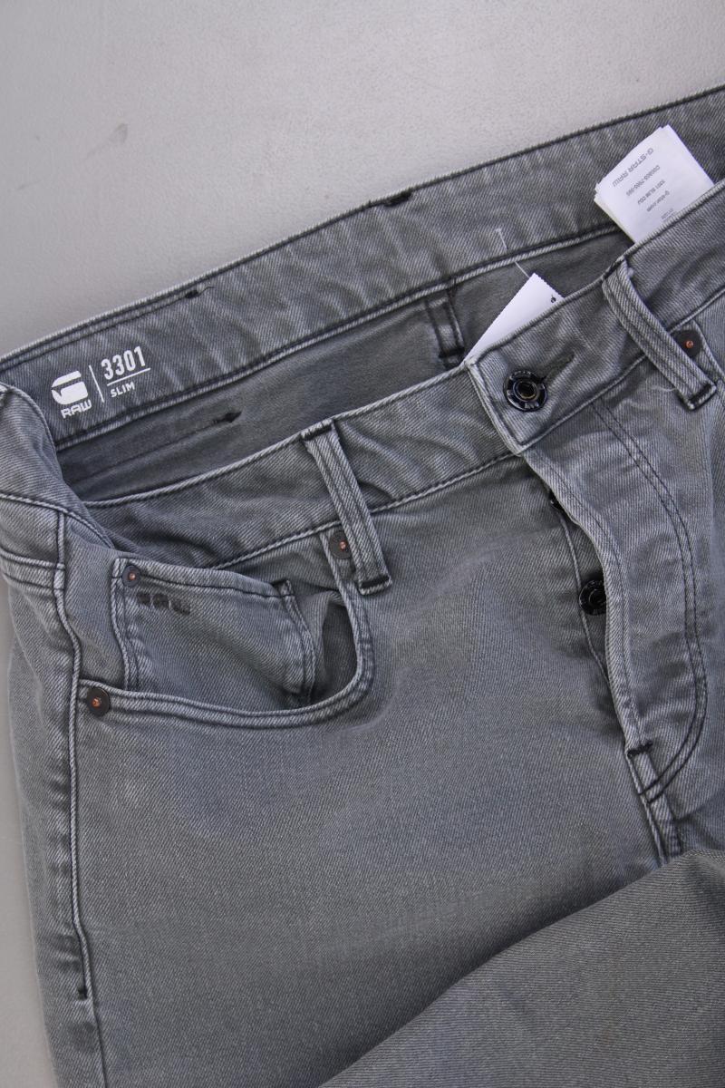 G-Star RAW Skinny Jeans für Herren Gr. W31/L30 grau aus Baumwolle