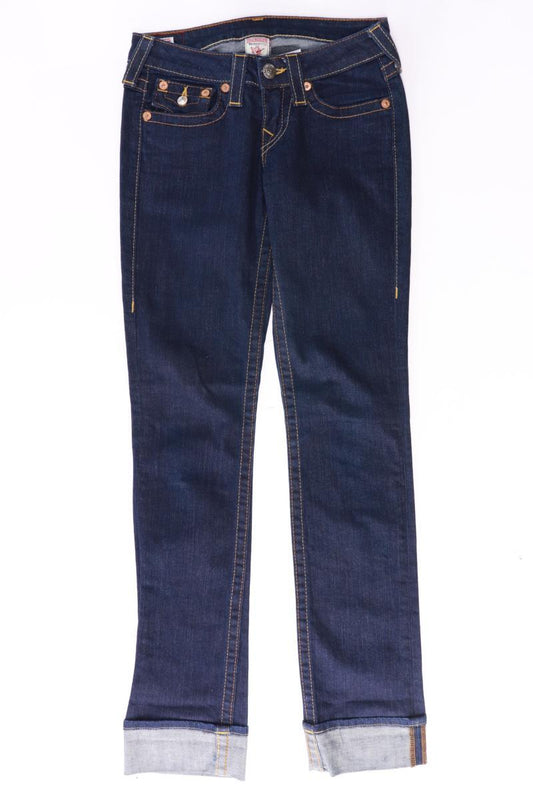 True Religion Skinny Jeans Gr. W25 blau aus Baumwolle