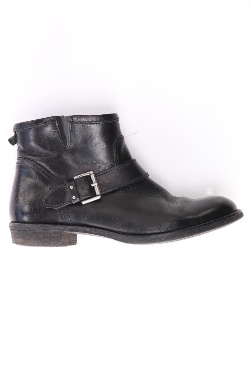 Marc O'Polo Leder Stiefelette Gr. 5,5 Gr. 38 schwarz