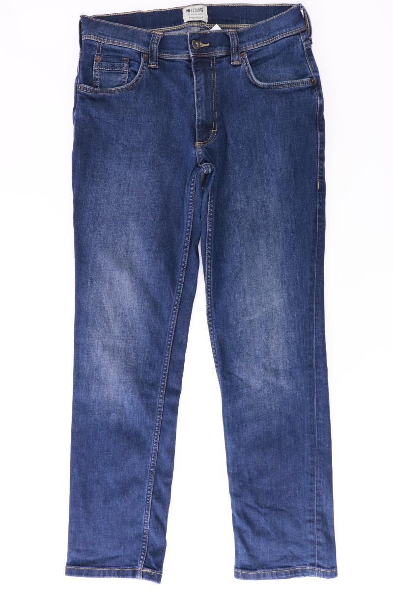 Mustang Straight Jeans für Herren Gr. W31/L30 blau aus Baumwolle