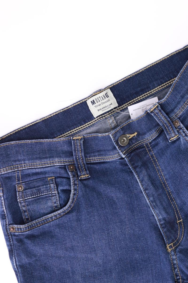 Mustang Straight Jeans für Herren Gr. W31/L30 blau aus Baumwolle