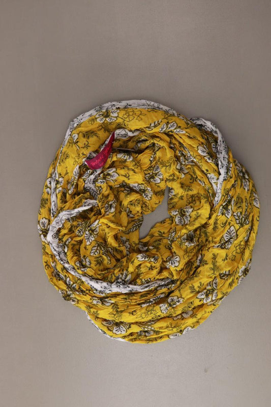 Codello Tuch mit Blumenmuster gelb