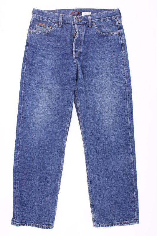 Eddie Bauer Straight Jeans für Herren Gr. W33/L30 Vintage blau aus Baumwolle