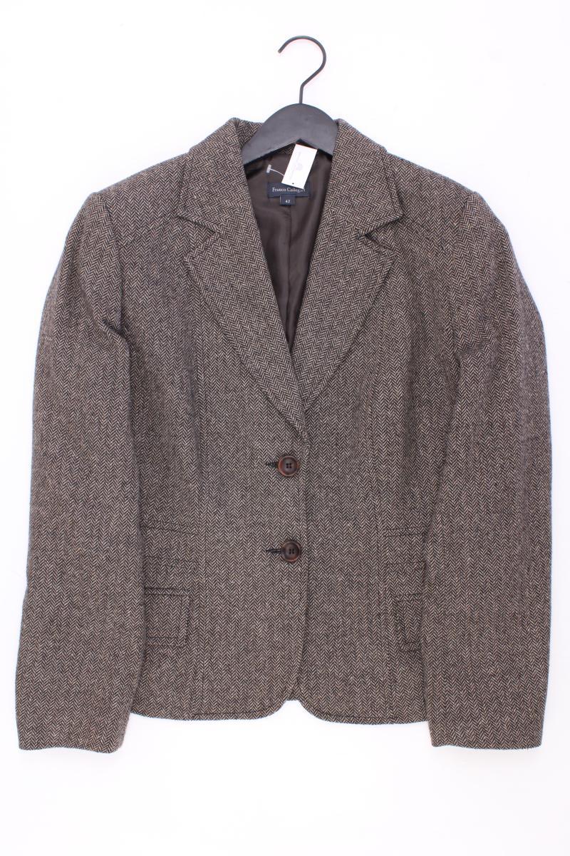 Franco Callegari Regular Blazer Gr. 42 braun aus Polyacryl