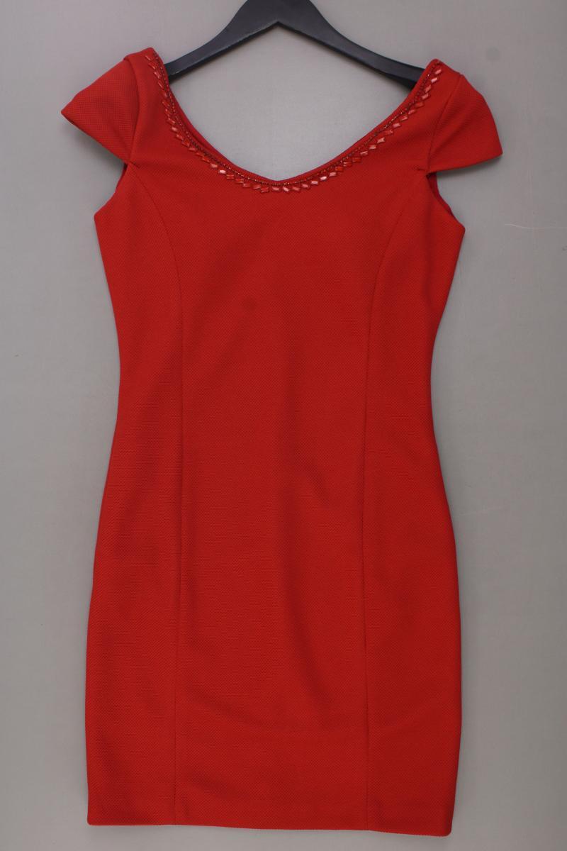 Lucy Etuikleid Gr. S neuwertig Kurzarm orange aus Polyester