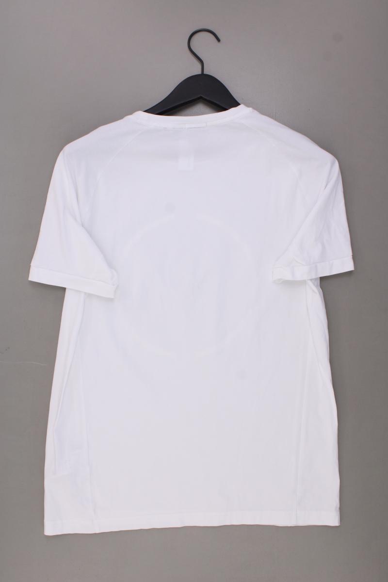 BOSS by Hugo Boss T-Shirt für Herren Gr. L Kurzarm weiß aus Baumwolle