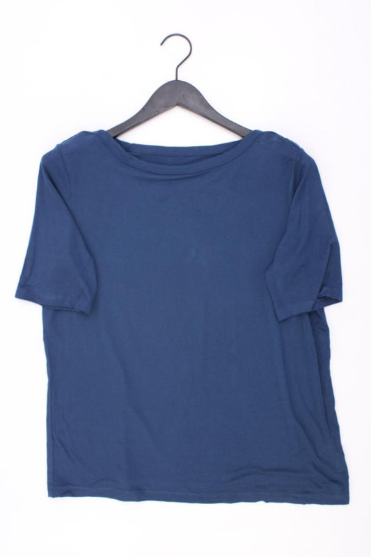 Tom Tailor T-Shirt Gr. XXL Kurzarm blau aus Viskose