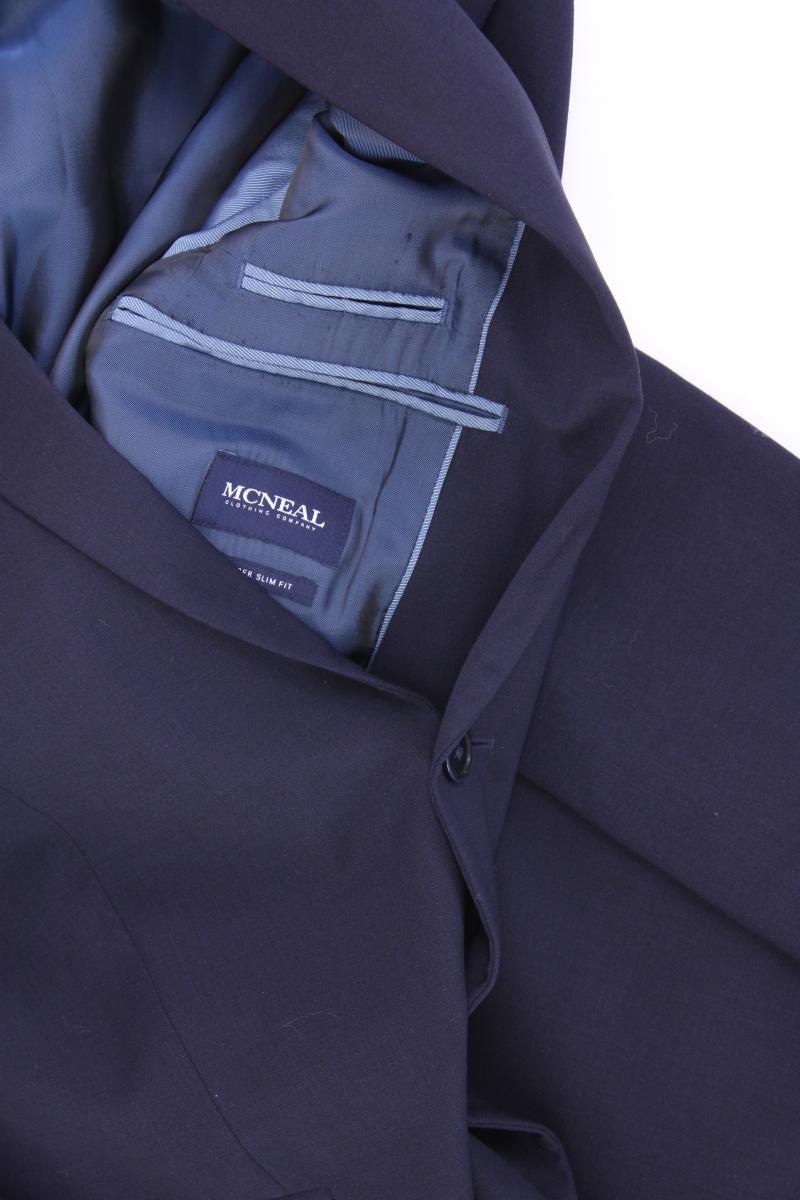 McNeal Sakko Super Slim Fit für Herren Gr. 52 blau aus Polyester