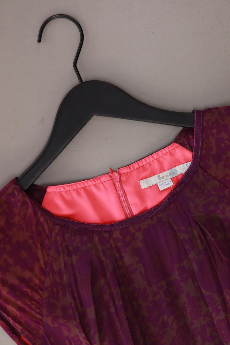Boden Kurzarmkleid Gr. UK 6 (XS) lila aus Viskose