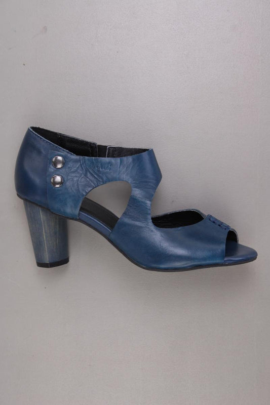Piu Di Servas Sandaletten Gr. 40 neuwertig blau aus Leder