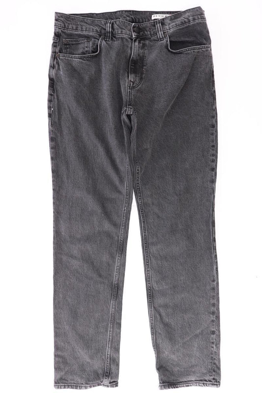 Review Straight Jeans für Herren Gr. W34/L32 grau aus Baumwolle