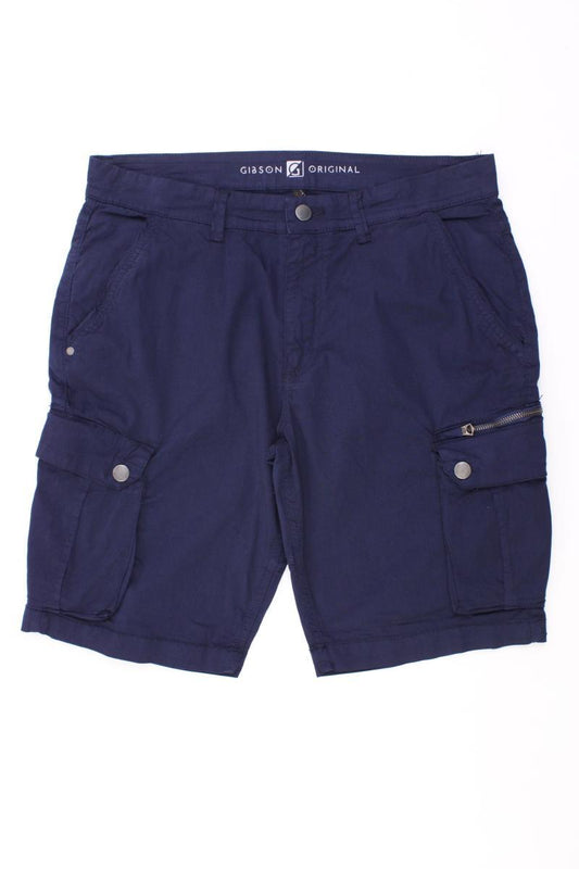 Gibson Denim Cargo Shorts für Herren Gr. W32 blau aus Baumwolle