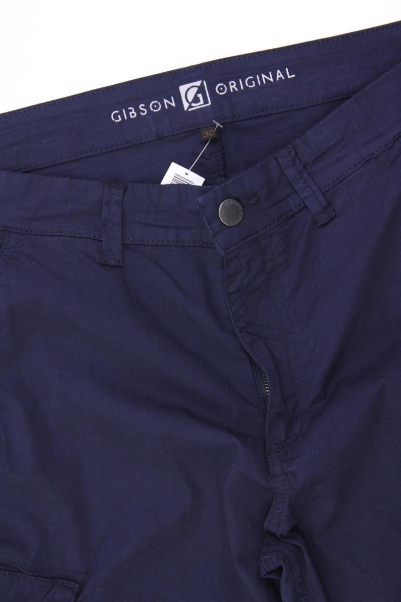 Gibson Denim Cargo Shorts für Herren Gr. W32 blau aus Baumwolle