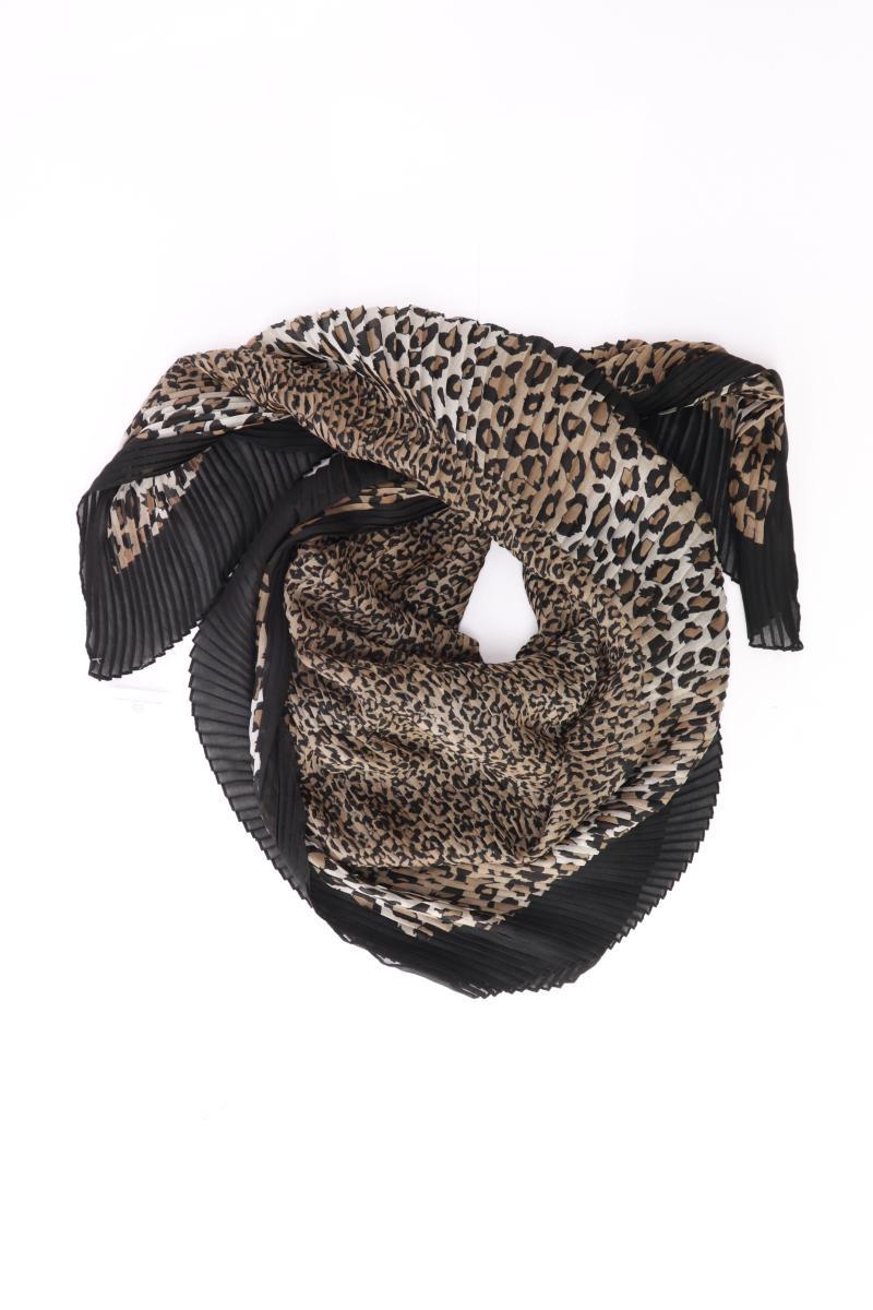 Tuch mit Tierdruck schwarz